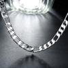 Luxury Classic 8MM sideways chain 18K gold fine   Copper Necklace for Men woman fashion wedding party Jewelrys Gifts