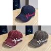 Vintage Letter Embroidered Baseball Cap For Summer Casual Men Women