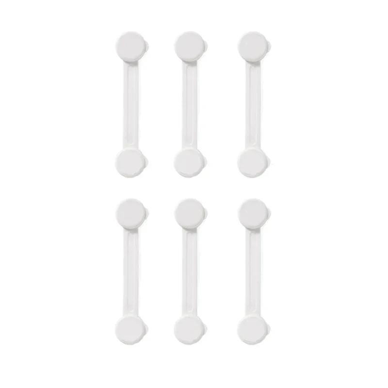 4/6Pcs/Lot Child Lock Protection Of Children Baby Drawer Anti-opening Cabinet Door Refrigerator Anti-pinch Safety Lock Buckle