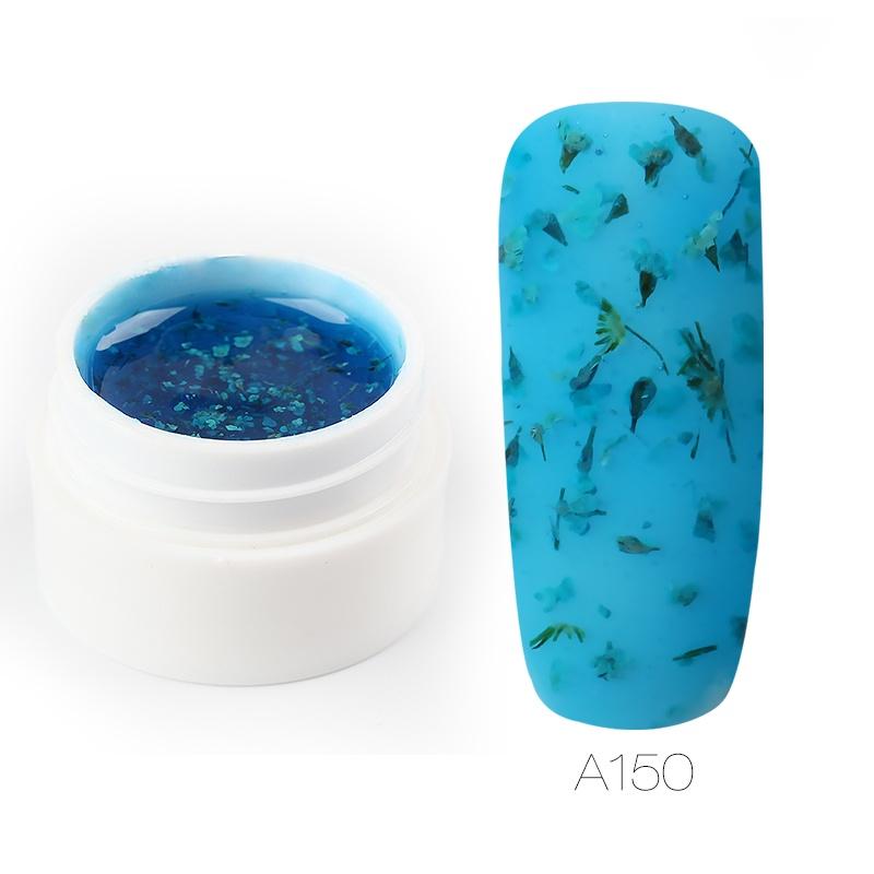 ROSALIND 5ml Dry Flower Fairy Gel Nail Polish DIY Dried Flower Semi Permanent Soak Off New Style Nail Art Top Base Hybrid Varnish UV Nail Gel