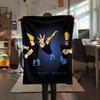 Coperta in Flanella con Stampa di Johnny Bravo, Alta qualità, Confortevole per Tutte le Stagioni, Arredamento per la Casa, Calore e Comfort