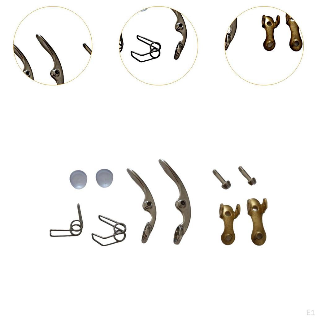 Instrument Trompet Vannklaffsett, Spytt, Bærbare Trompeter Utløpsskrue Dreneringsklaffer,