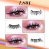 Lashie - geschwungen, magnetisch, klebefrei, Multipack, künstliche Wimpern