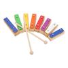 Wooden Knocking Piano 8 Tones Multicolored Key Xylophone Block Educational Musical Toy