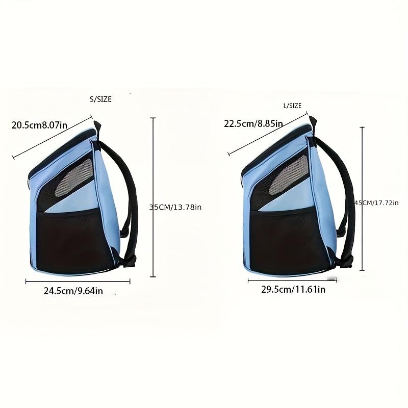 Sac de Transport pour Chien en Maille Portable Sac à Dos Respirant pour Chien Pliable Grande Capacité, Sac à Dos d'Extérieur Respirant pour Chien de Grande Capacité