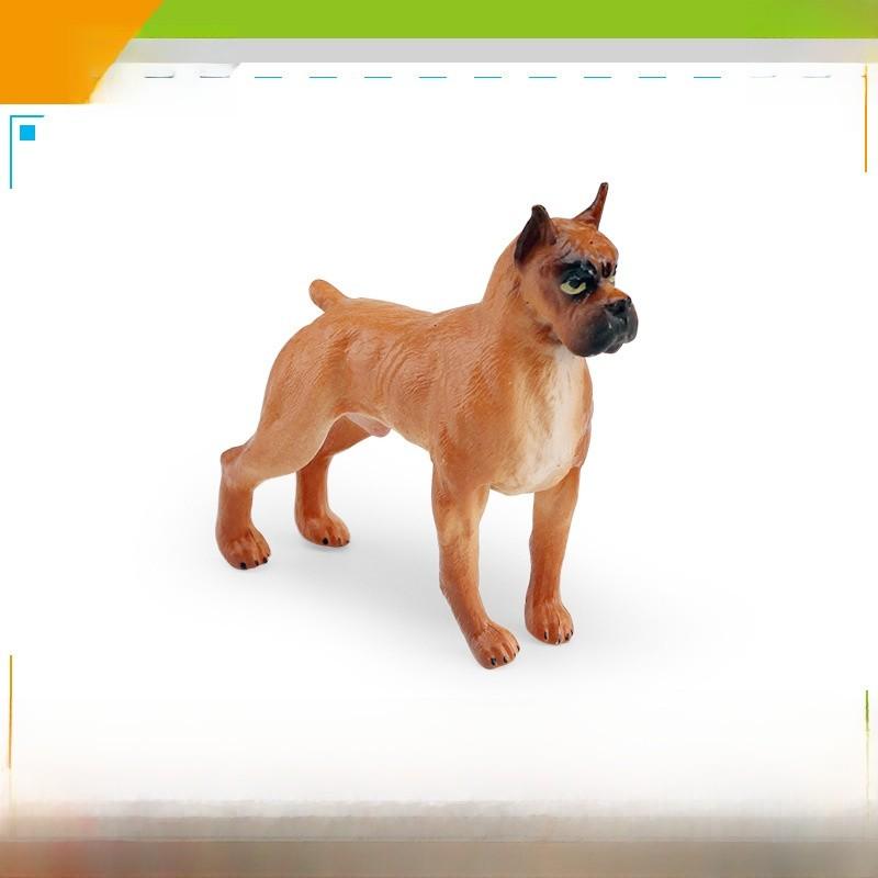 Boxer Animal Model Pvc Dog Collection For Children Educational Toy And Home Decor