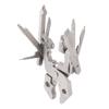 Silver Multitool Pliers Foldable Stainless Steel Tool Sturdy Outdoor Tool  Outdoor Use