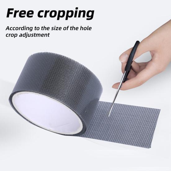 1 Roll 200x5CM Window Screen Repair Tape Waterproof Heavy Duty Strong Adhesive Screen Tears Holes Cover Screen Door Repair Mesh Patch