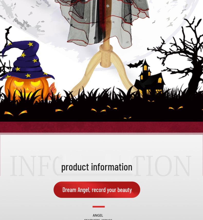 Halloween Angel & Demon Feather Wings Cloak - Costume Prop for Performances & Cosplay