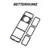 Carbon Fiber For Mercedes Benz W176 W204 W212 C Class Car Window Control Panel Sticker Interior Trim Car