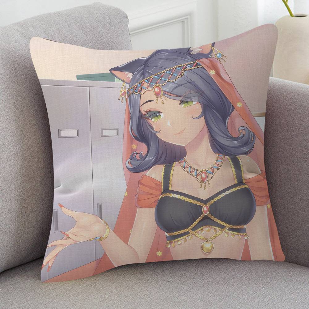 GAME Nekopara Pillow Case Soft Double Sided Print Sofa Cushion Cover Throw Pillow Covers
