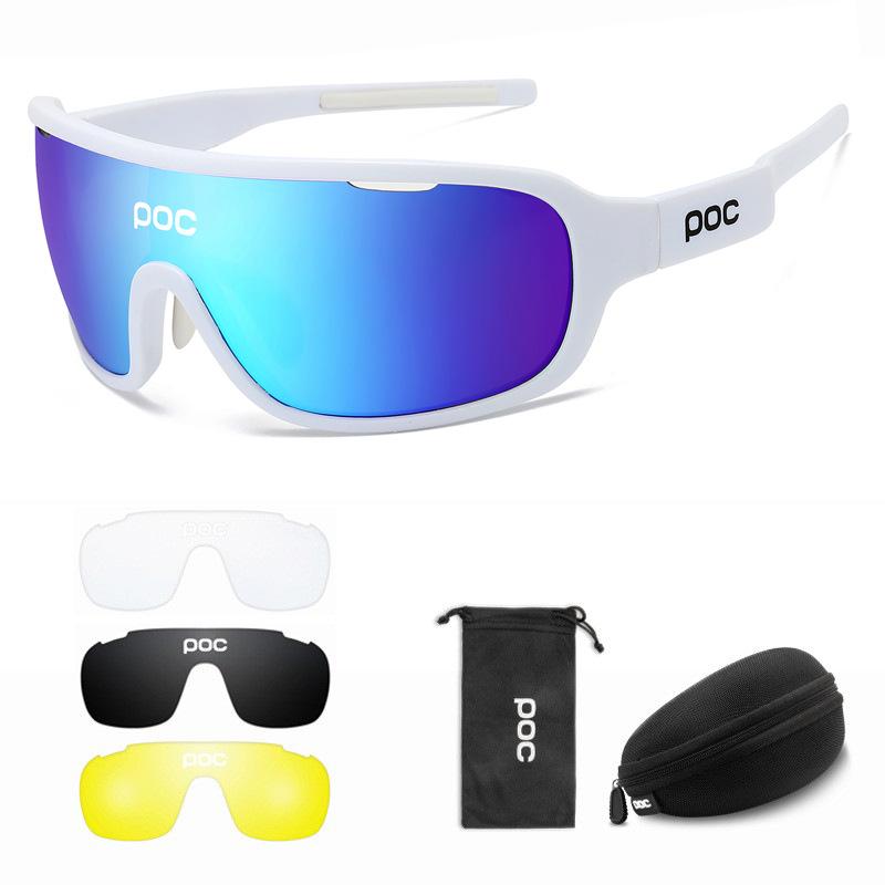 POC DO BLADE 4-Linsen-Set Vollrahmen-Radsportbrille Sport Outdoor Fahrradbrille Radfahren