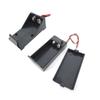 9-Volt-Box-Pack Power Toggle Schwarzer 9-V-Batteriehalter mit EIN/AUS-Schalter oder ohne Abdeckung