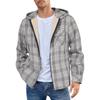 Men's Jacket 2024 New Long Sleeve Hooded Fleece Warm Casual Men's Jacket
