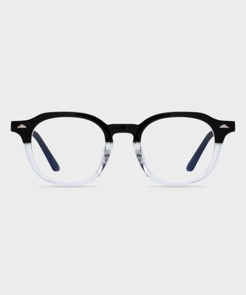 Likkeullou Rc Yleen Gold Blue Light Glasses Half