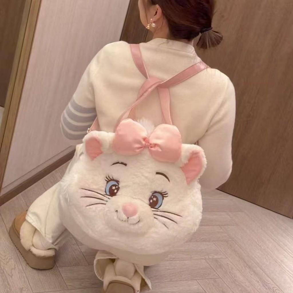 Aristocats Theme The Plush Backpack Anime Peripheral Cartoon Bag Shoulder