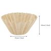 50pcs Disposable Wood   Coffee Filters Cup Replacement (S)