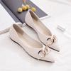 Comfortable and Elegant Summer Pointed Toe Slip-on Ladies Footwear Casual Lastest Popular Young 39 Wholesale Women's Flat Shoes