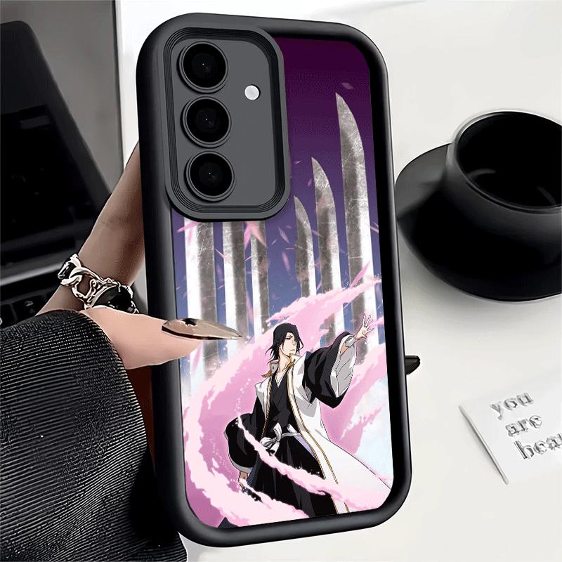 Phone Case for Samsung Galaxy A17 A16 A15 A14 A13 Bleach Kuchiki Byakuya A56 A36 A26 A55 A35 A25 A54 A34 A24 A53 A33 A23 A07 A06