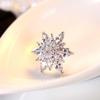 Women Flower Snowflake Christmas Zircon Brooches Fashion Accessories Women Jewelry Brooch Pins