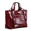 Women's Full-Grain Cowhide Large-Capacity Handbag - Genuine Leather, Business Commuting, 14-Inch Laptop Bag, Single-Shoulder Design.