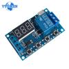 1PCS DC 6-30V Support Micro USB 5V LED Display Automation Cycle Delay Timer Switch Off Delay Time Relay Module 6V 9V 12V 24V