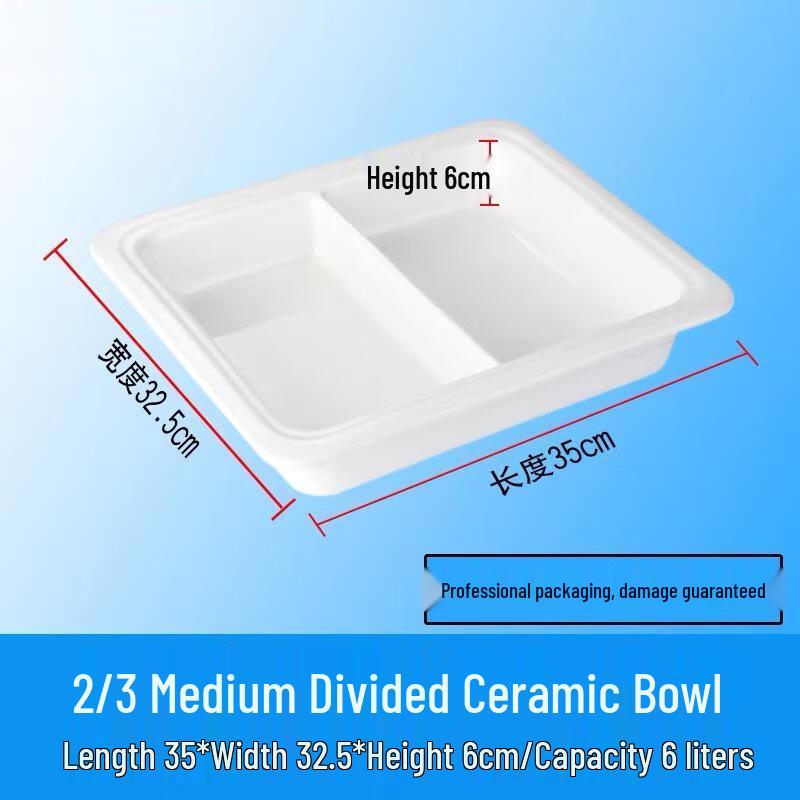 ZLIII Thickened Round Ceramic Buffet Warming Dish