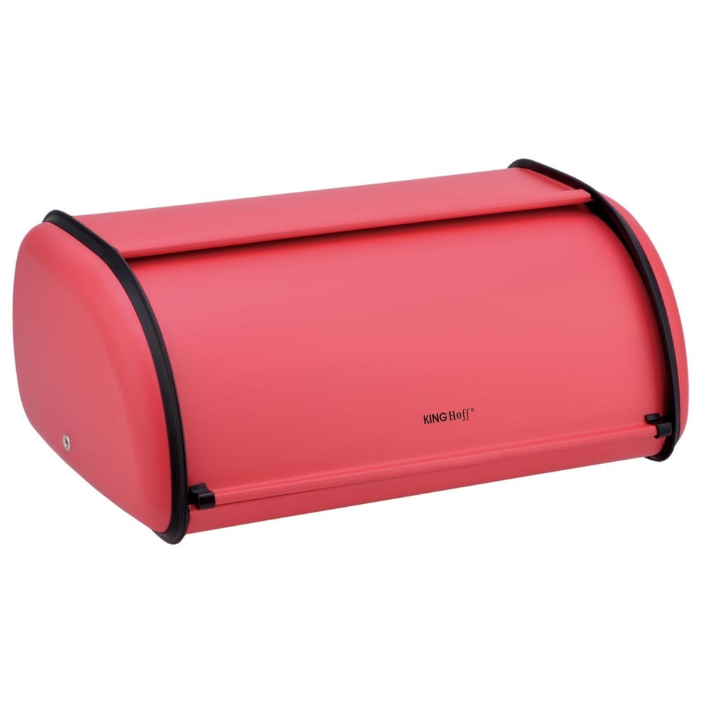Small steel bread bin 36cm KINGHOFF KH-1753 Red