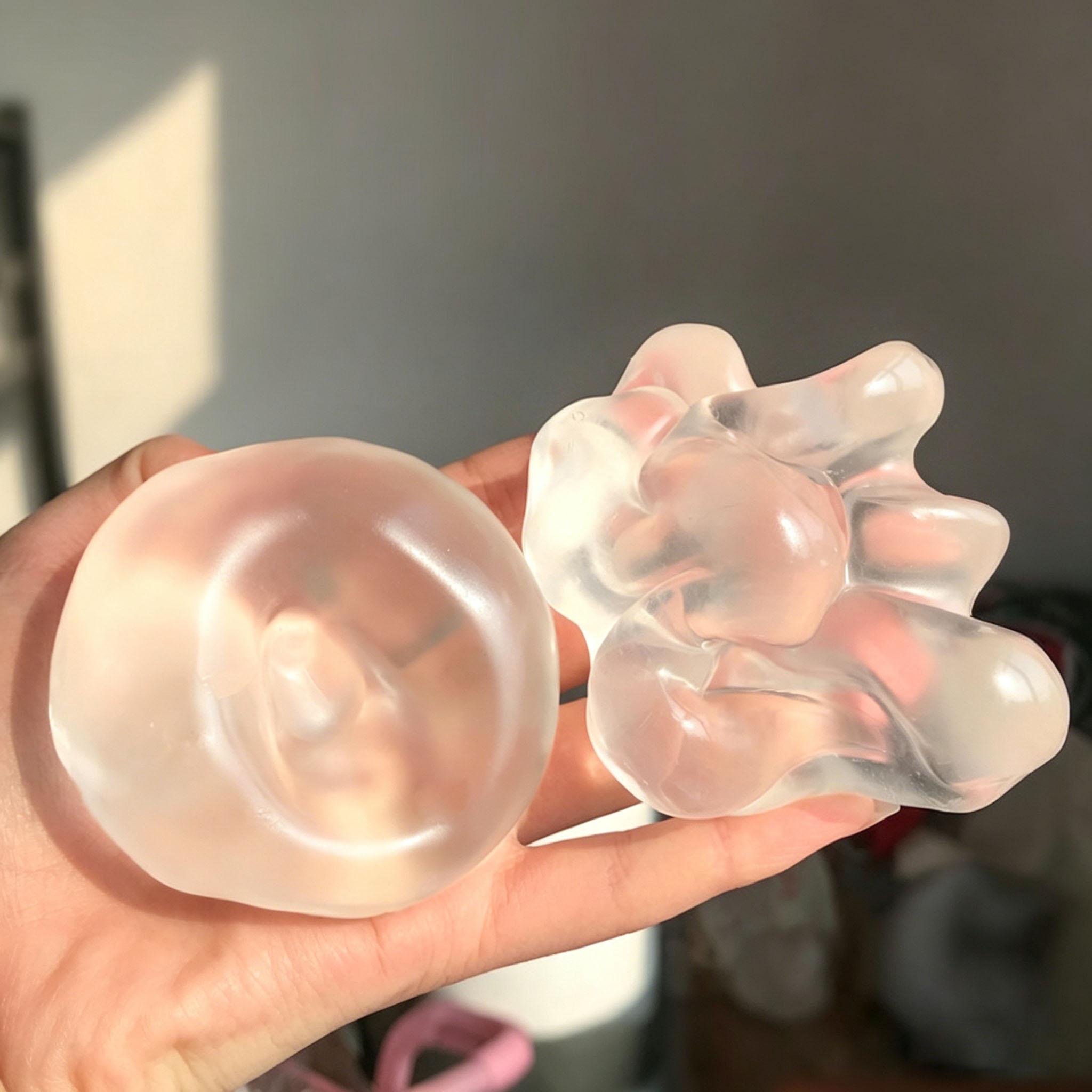 Bai Fen Bai Toys Blue Toys Maltose Squishy Anti Stress Sensory Fidgets Toy Soft Simulated Transparent Maltose Slow-Rebound Decompression Toy