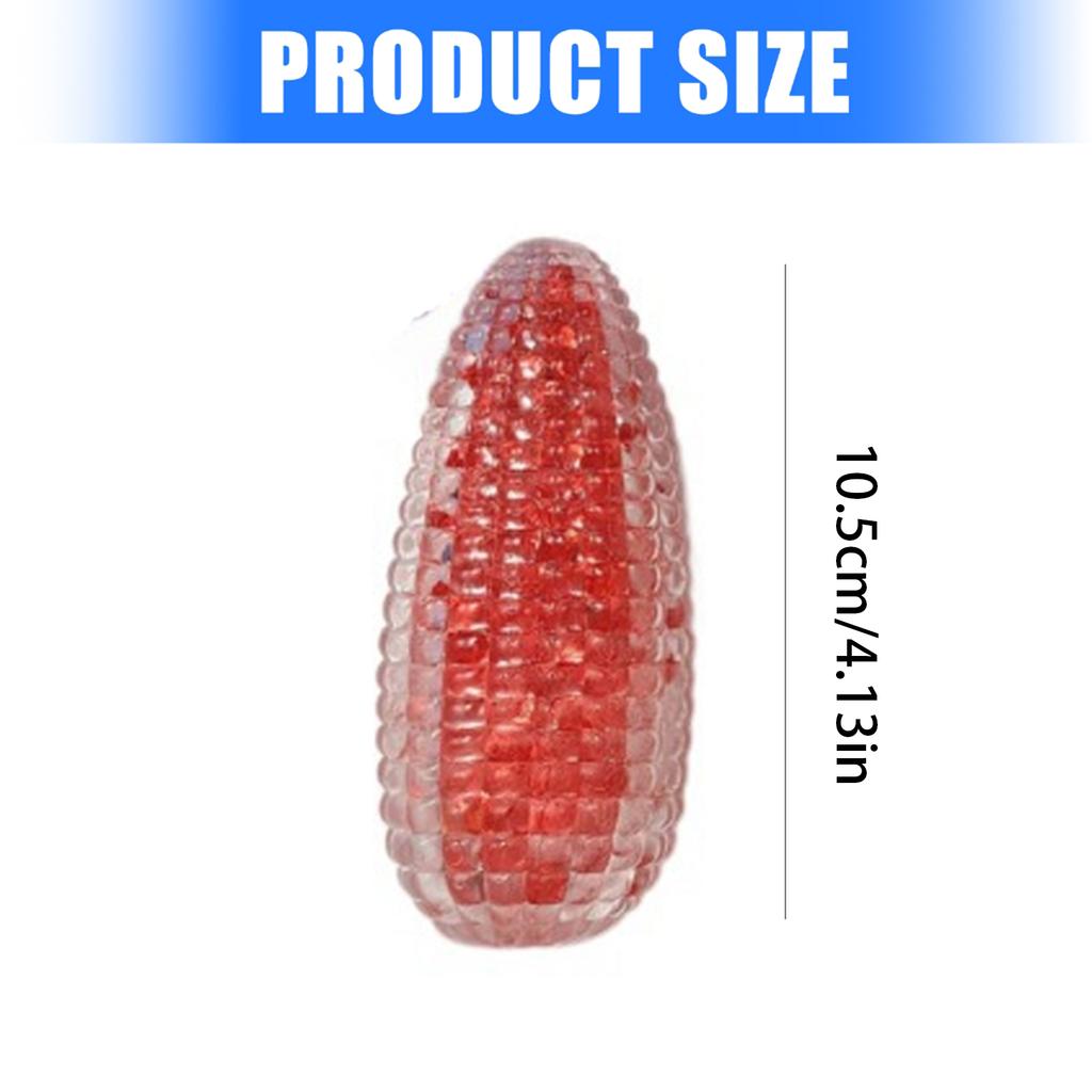 Anxiety Relief Squeeze Toy Corn Toy Sensory Focusing Tool For Autism Stress Relief Kids Adult Nontoxic Waterproof Design