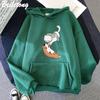 TGCF Fox and Ferret Hoodies Tian Guan Ci Fu Kawaii Print Hoodie Harajuku Aesthetic Man Women Winter Sweatshirts