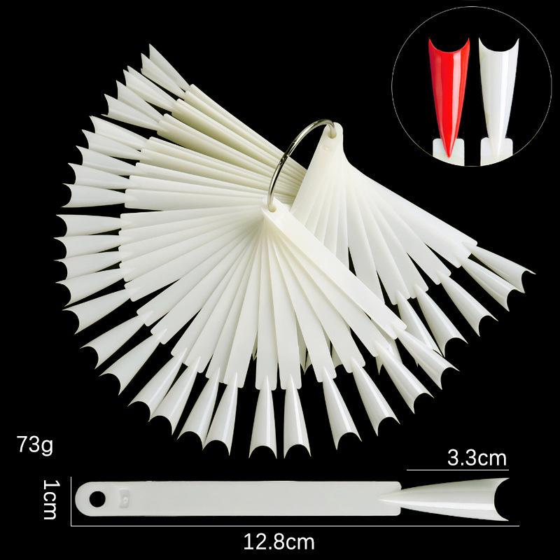 

Веерная палитра гель-лаков 50 цветов для дизайна ногтей