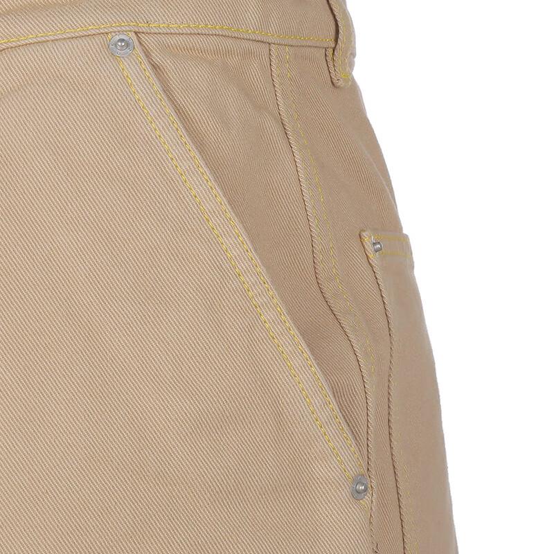 Kenzo Men's Small Tiger Head Appliqué Cotton Casual Shorts