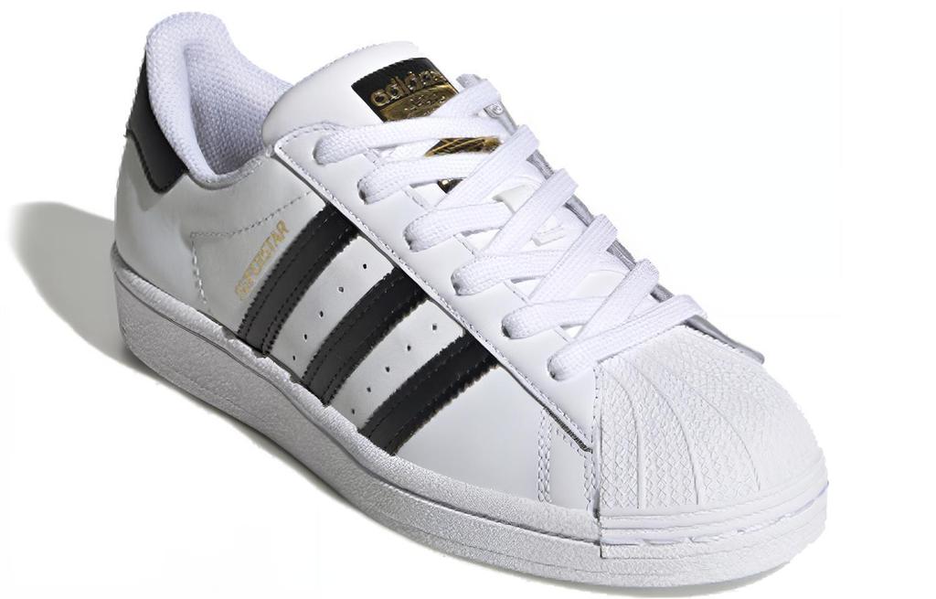 Adidas Superstar Cloud White Core Black Gold GS FU7712
