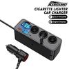 1to4 Car Fast Charge Adapter QC3.0+PD30W Car Charger Digital Display Phone Chargers 12V 24V Adapter Car Accessories