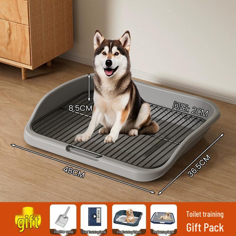 Anti-Step Dog Litter Box for All Breeds - Fixed Point Pet Urinal & Easy Clean