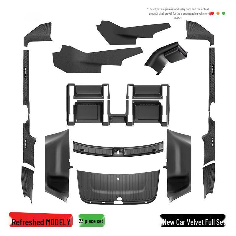 Tesla Model 3/Y Central Control Protective Anti-Kick Mats