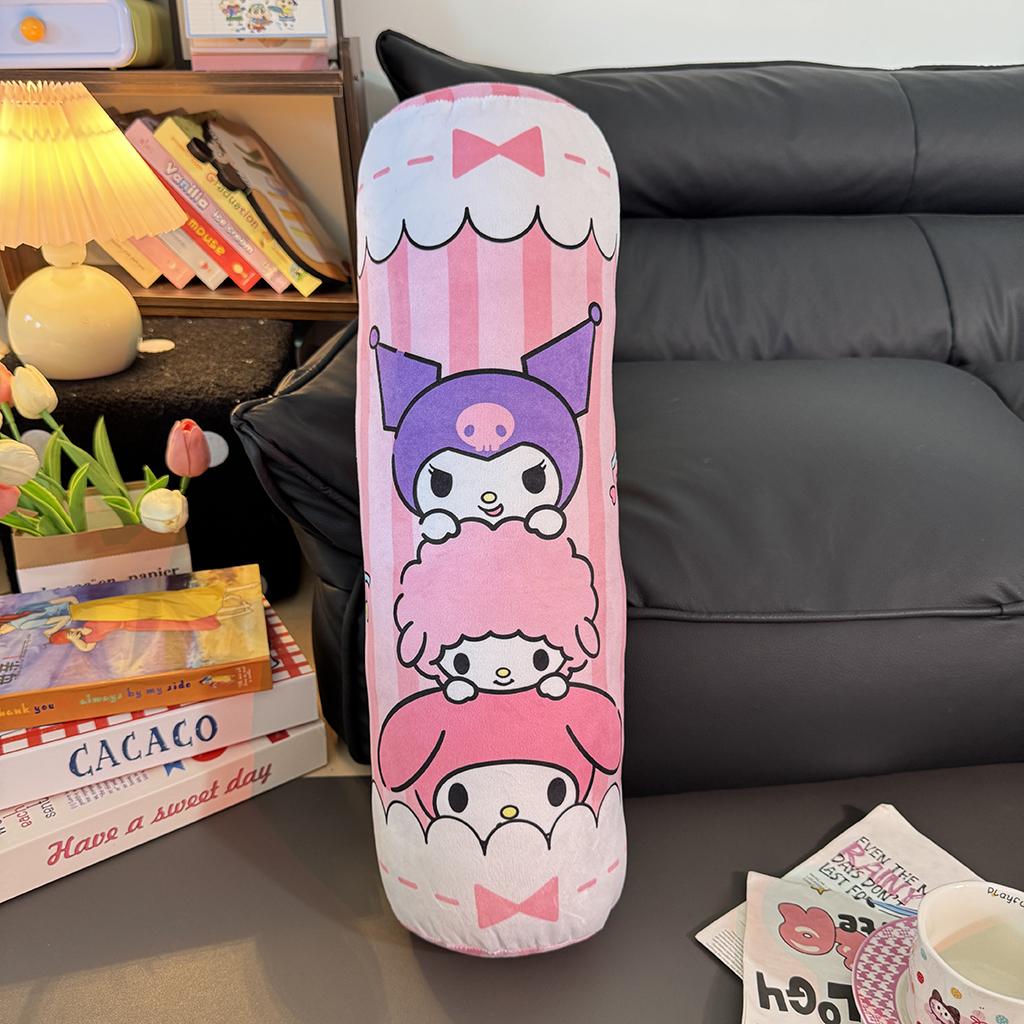 

55см Мультяшные Аниме Длинные Плюшевые Игрушки Куроми Моя Мелодия Синаморолл Японский Стиль Принт Цилиндрическая Плюшевая Игрушка Моющаяся 55cm