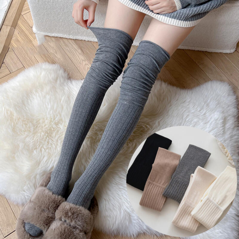 Ssongsongi Warm Golji Banstockings Knee Socks Winter Socks brown