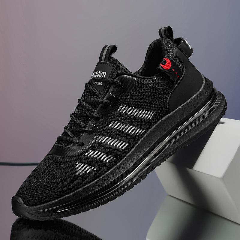 Men's Shoes Spring and Summer Lightweight Soft-soled Breathable Mesh Shoes Large Size Comfortable Versatile Sports Casual Shoes Wear-resistant Running