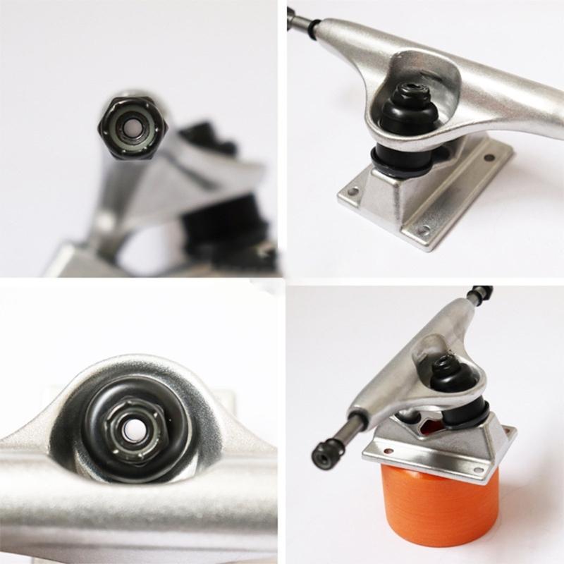 2Pcs 5inch Aluminum Skateboards Truck Skateboards Wheel Bracket Professional Bridge Skate Board Bracket Enduring Base
