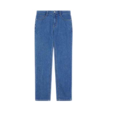 JD Zhizao Men's Cooling Lyocell Blend Straight-Leg Jeans