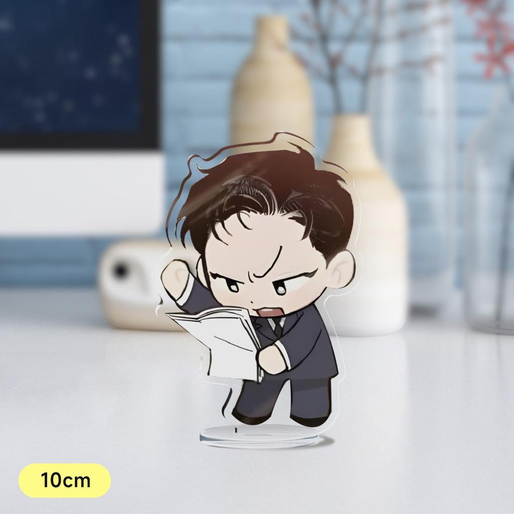 Hot Korean Cartoon BL Manga Anime Roses and Champagne Acrylic Stand Figure Standing Desktop Display Fans Collection Jewelry Gift