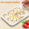 Ice Cream Maker Pan with 2 Scrapers Multifunctional Cold Sweet Fried Food Plate Homemade Rolled Cream Frozen Yogurt Gelato
