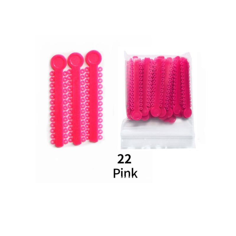 1040 Uds/40 Varillas De Ligadura Elástica De Ortodoncia Dental Bandas Coloridas Anillos Elásticos De Látex Para Soportes Herrami