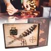Vintage  Pen Fountain Pens With Empty Ink Bottle  3 Nibs Set Stationery Gift
