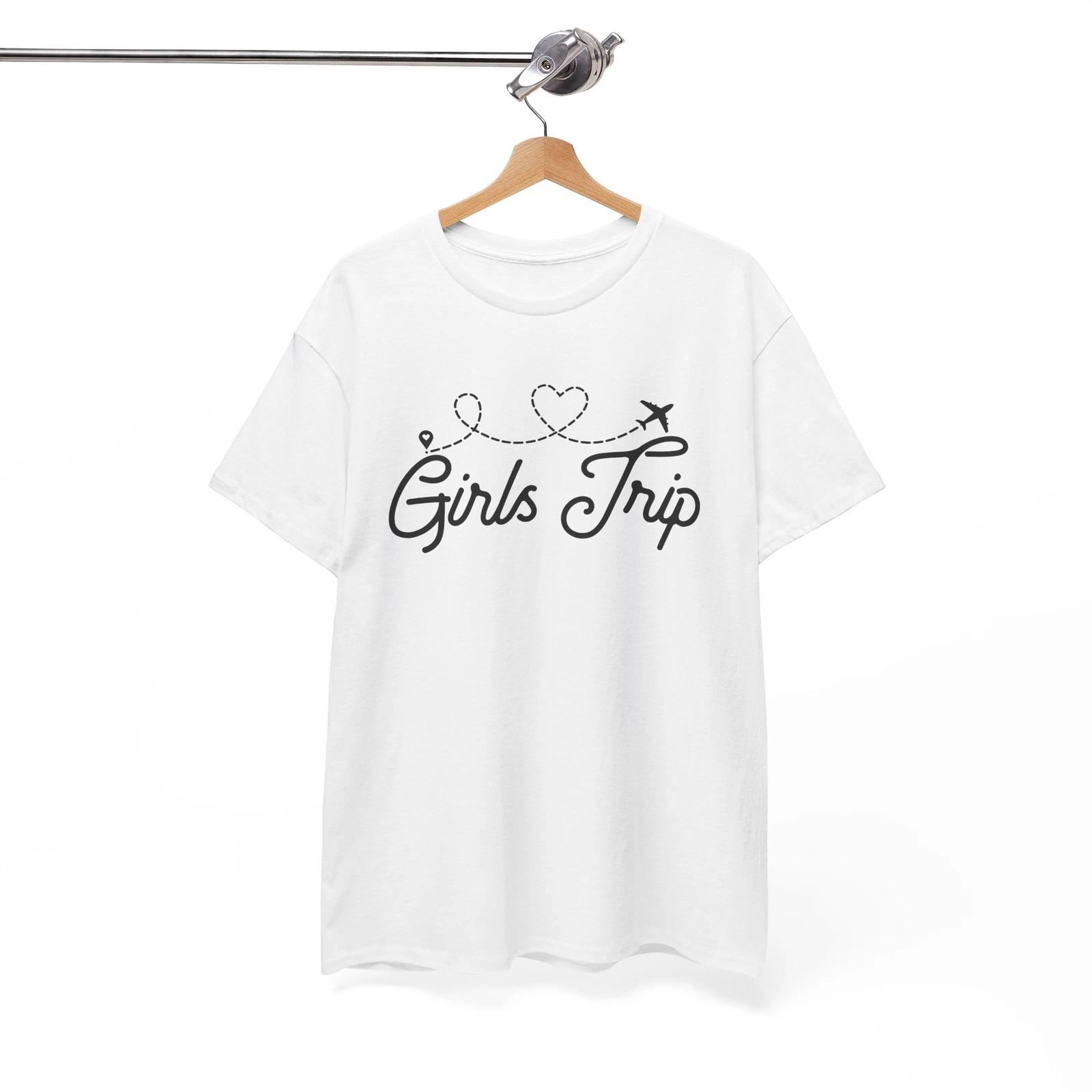 Girls Trip Shirt | Travel More Worry Less T-Shirt | Comfortable Wanderlust Tee S