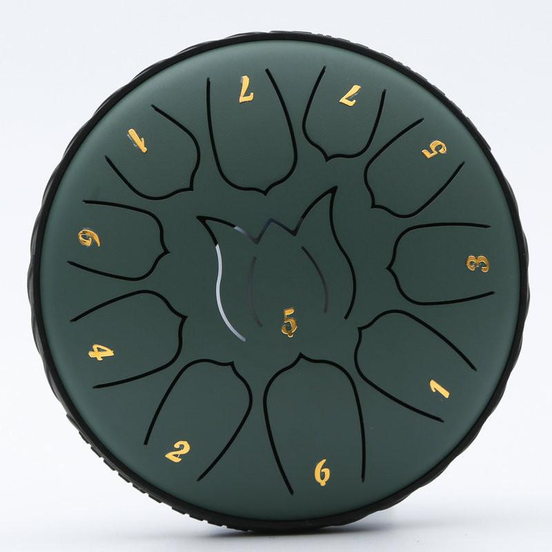Notes 11 Rain Chime Drum Steel Tongue Drum Music Instrument Tool Educational