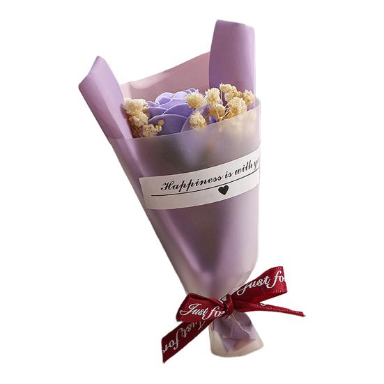 

День Святого Валентина Підроблені Міні-букети Штучні Ароматичні Мильні Троянди Букети Симуляція Сухоцвіту Квіти Подарунки для Мами Жінок Дружини