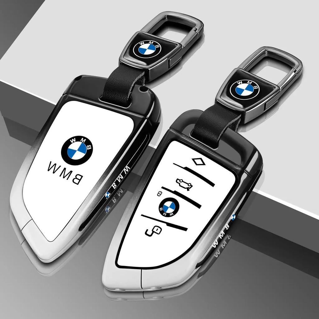 ORWI7 Car Key Case Cover Key Bag For BMW F20 G20 G30 X1 X3 X4 X5 G05 X6 Accessories Car-Styling Holder Shell Keychain Protection